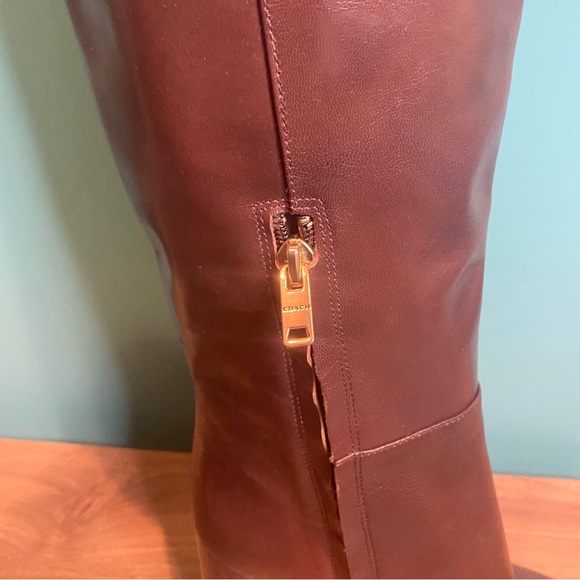 Coach Dark Brown Brigitte Boot - Picture 2 of 5